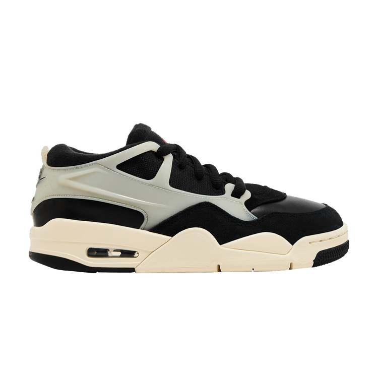 Air Jordan 4 RM GS 'Black Sail' — Black/Gym Red/Sail/Coconut Milk
