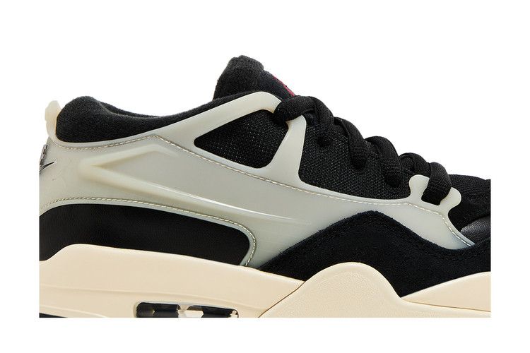 Air Jordan 4 RM GS 'Black Sail' — Black/Gym Red/Sail/Coconut Milk
