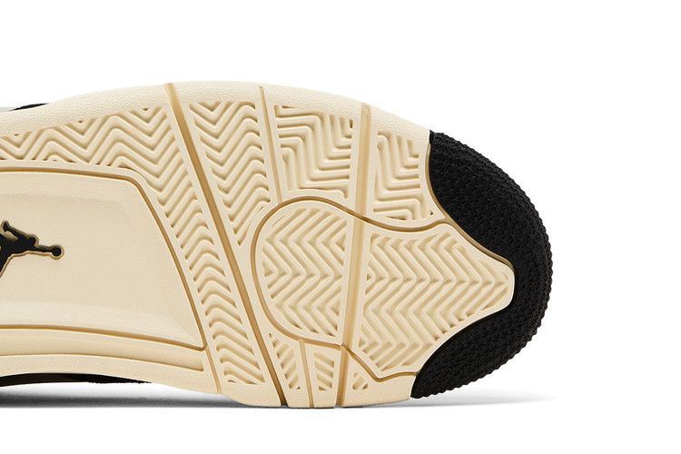 Air Jordan 4 RM GS 'Black Sail' — Black/Gym Red/Sail/Coconut Milk