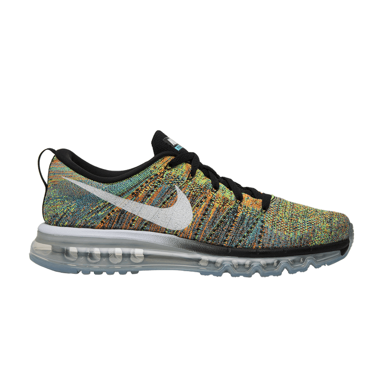 Nike Air Max 2015 Flyknit 'Multicolor' — Black/Chlorine Blue-Total Orange-White