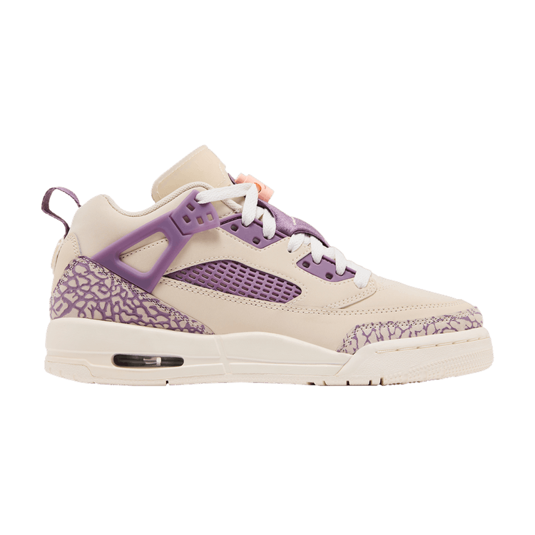 Air Jordan Spizike Low GS 'Let’s Play!' — Legend Light Brown/Violet Dust/Sail/Crimson Tint