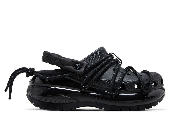 Rauw Alejandro x Crocs Mega Crush Clog 'Black' — Black