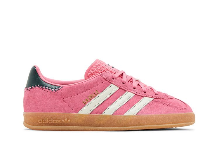adidas Wmns Gazelle Indoor 'Rose Tone Collegiate Green' — Rose Tone/Off White/Collegiate Green