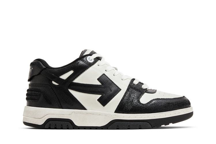 Off-White Out of Office 'Black White Distressed' — White/Black