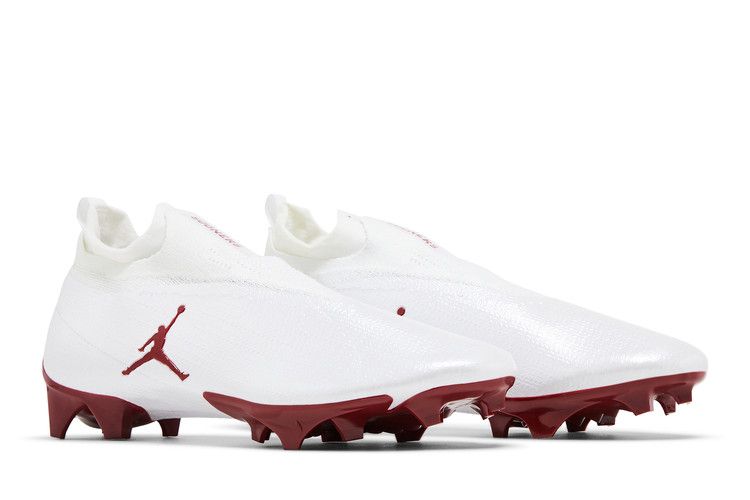 Nike Jordan Vapor Edge Elite 360 Flyknit SMU 'Oklahoma Sooners Away' PE — White/Team Crimson