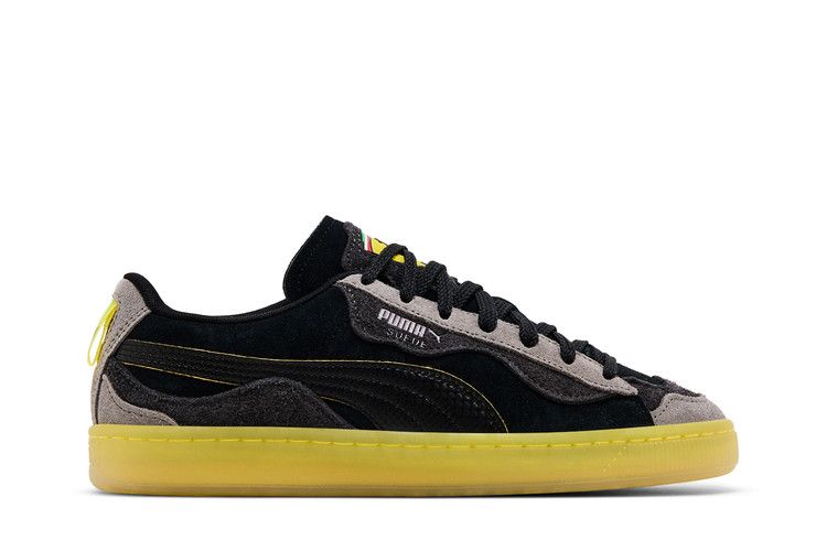 Scuderia Ferrari x Puma Suede 'Trippy - Black Speed Yellow' — Black/Speed Yellow