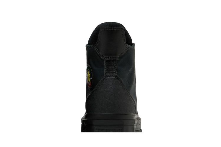 Daily Paper x Converse Chuck 70 De Luxe Squared High 'Pan-African' — Black/Black/Black