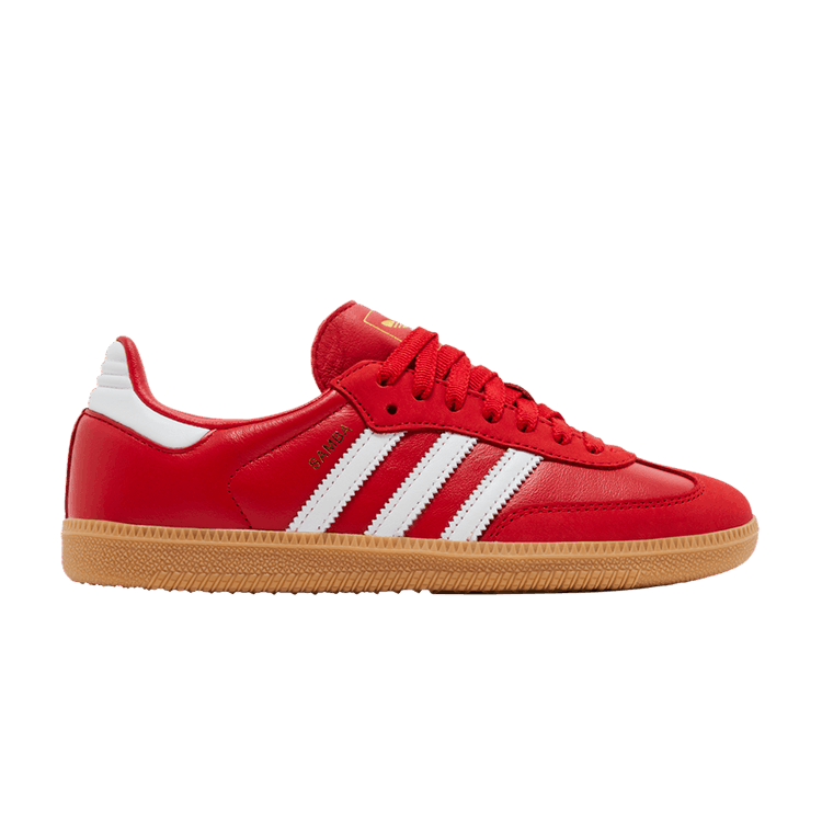 adidas Wmns Samba OG 'Scarlet White' — White/Better Scarlet/Gum