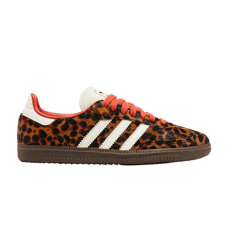 adidas Wmns Samba OG 'Cheetah Pack - Preloved Red' — Core Black/Preloved Red/Cream White