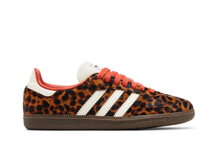 adidas Wmns Samba OG 'Cheetah Pack - Preloved Red' — Core Black/Preloved Red/Cream White