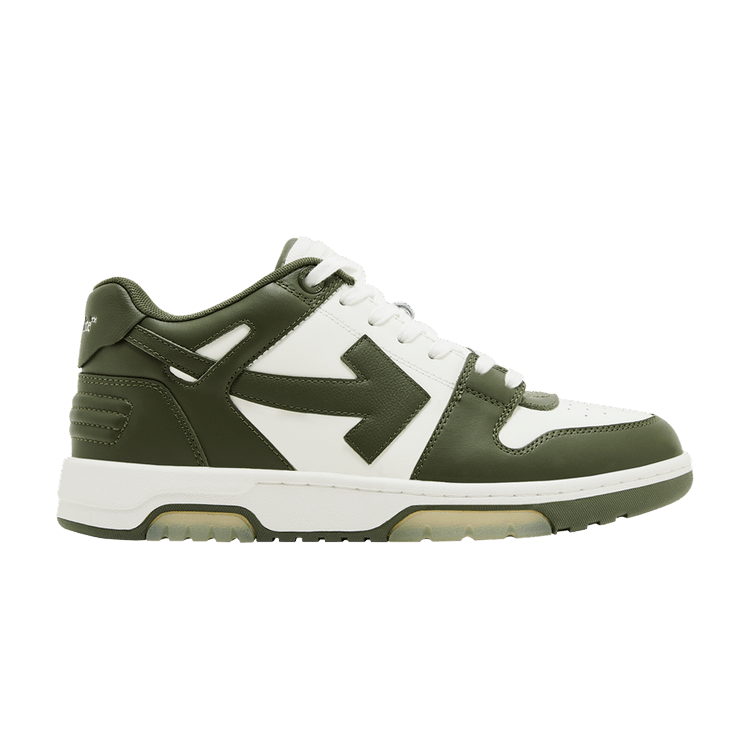 Off-White Out of Office 'Military Green White' — White/Military Green