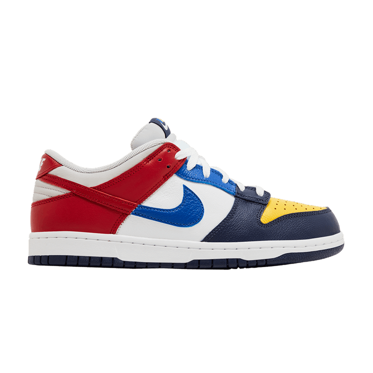 Nike Dunk Low Japan QS 'What The' 2024 — Midnight Navy/Varsity Maize/Varsity Red/Neutral Grey/Varsity Royal/Orange Blaze