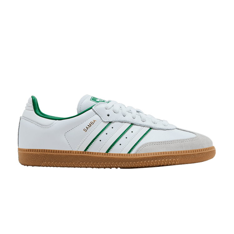 adidas Samba OG 'Cloud White Green' — Cloud White/Crystal White/Green