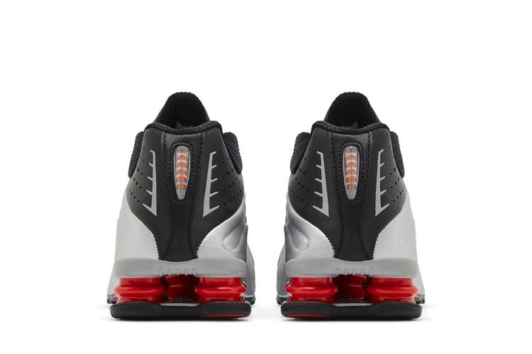 Nike Shox R4 Retro 'OG' 2024 — Black/Metallic Silver/Max Orange (7)