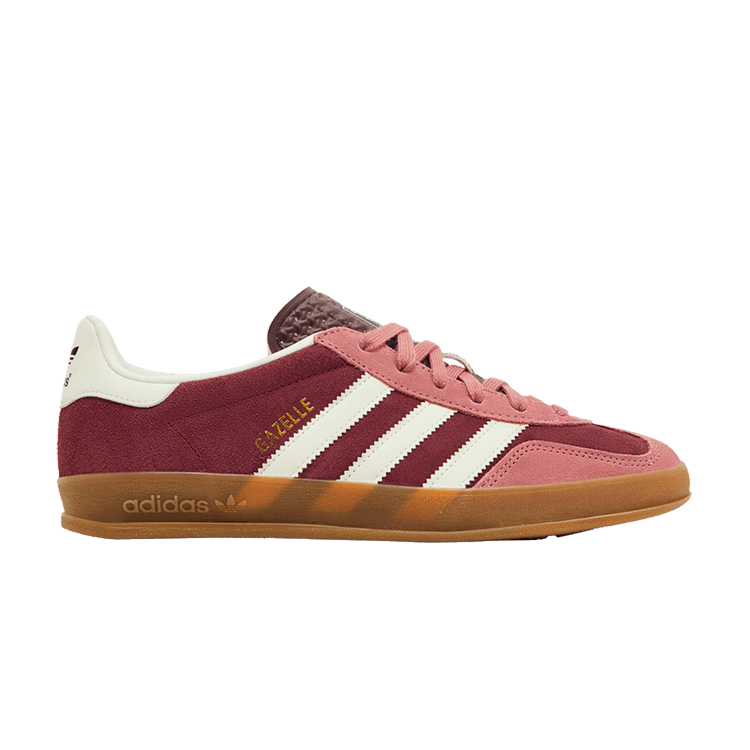 adidas Gazelle Indoor 'Maroon Preloved Crimson' — Maroon/Cloud White/Preloved Crimson