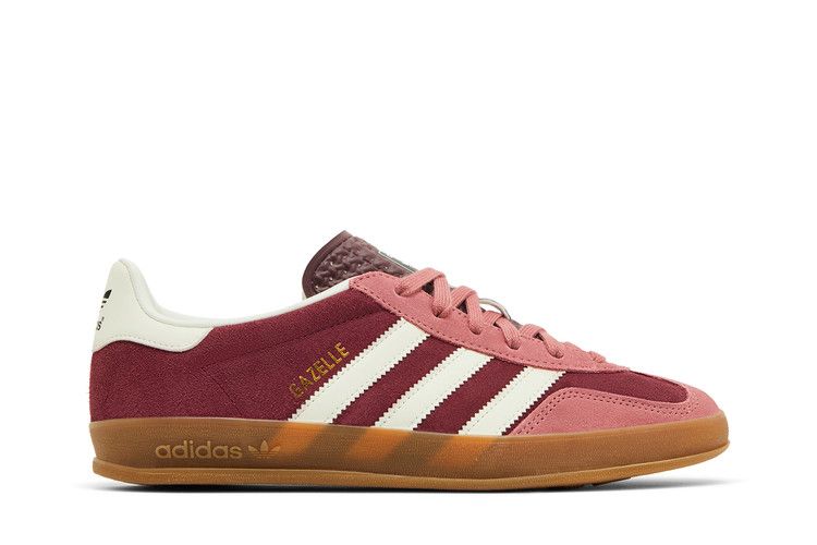 adidas Gazelle Indoor 'Maroon Preloved Crimson' — Maroon/Cloud White/Preloved Crimson