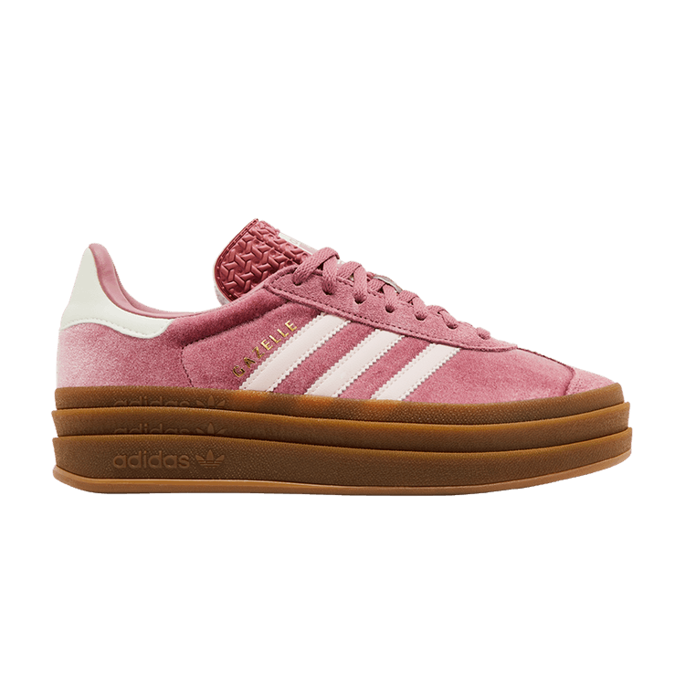adidas Wmns Gazelle Bold 'Preloved Crimson Velvet' — Preloved Crimson/Sandy Pink/Off White
