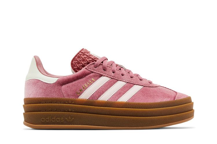adidas Wmns Gazelle Bold 'Preloved Crimson Velvet' — Preloved Crimson/Sandy Pink/Off White