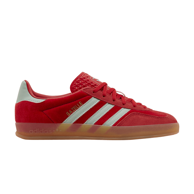 adidas Wmns Gazelle Indoor 'Better Scarlet Green Velvet' — Better Scarlet/Hazy Green/Gum