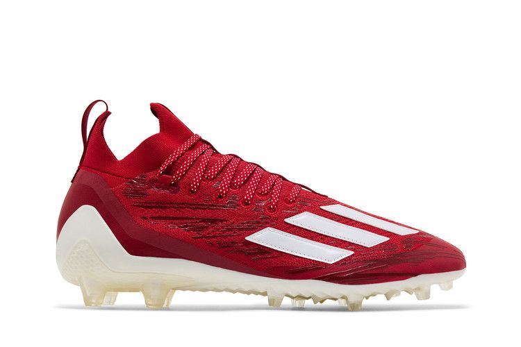 adidas Adizero Cleats 'Team Power Red' — Team Power Red/Footwear White/Team Power Red