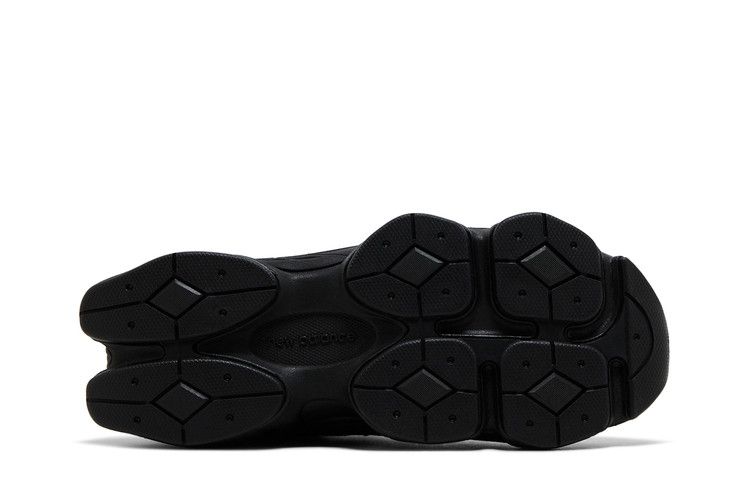 New Balance 9060 Big Kid 'Triple Black Suede' — Black/Phantom