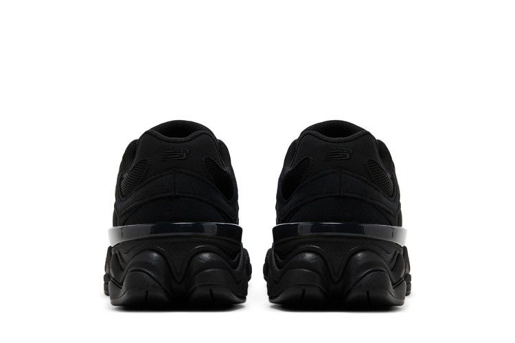 New Balance 9060 Big Kid 'Triple Black Suede' — Black/Phantom