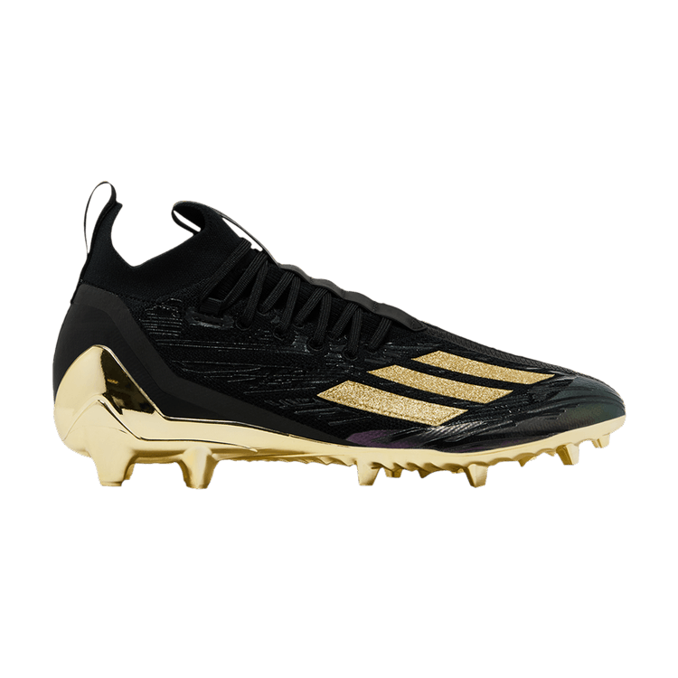adidas Adizero Primeknit Cleats 'Black Gold Metallic' — Core Black/Gold Metallic/Core Black