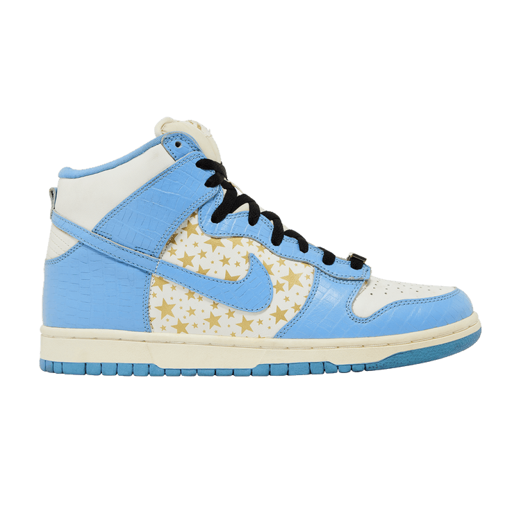 Supreme x Nike Dunk High Pro SB 'Blue' — White/University Blue