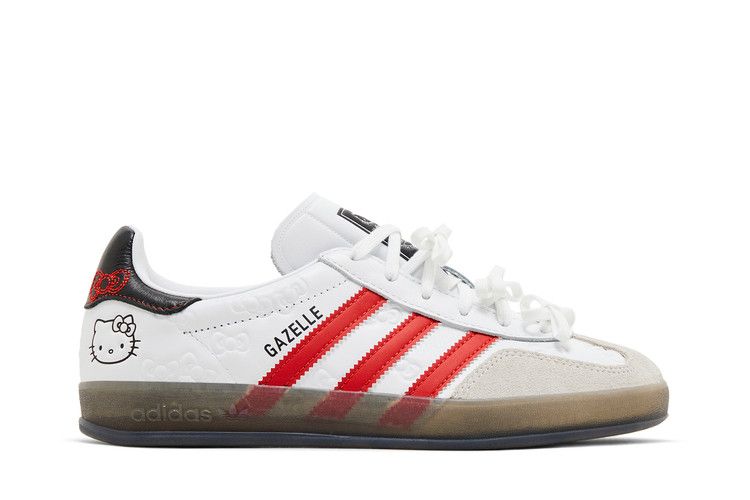 Hello Kitty x adidas Wmns Gazelle Indoor '50th Anniversary' — Cloud White/Red/Core Black