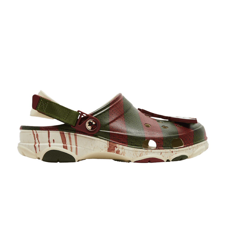 A Nightmare on Elm Street x Crocs All-Terrain Clog 'Horror Pack - Freddy Krueger' — Multi
