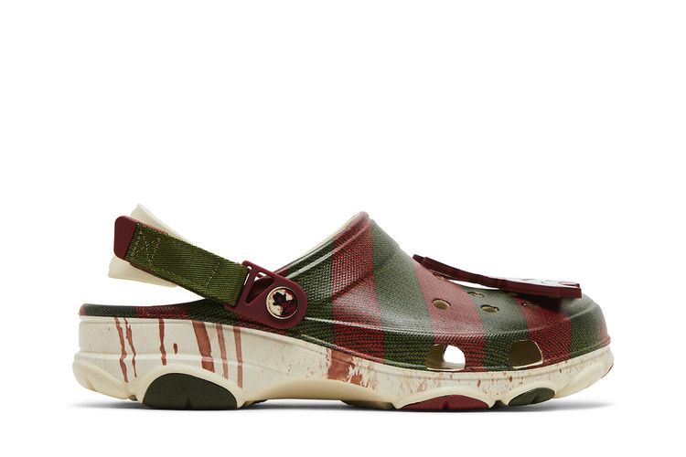 A Nightmare on Elm Street x Crocs All-Terrain Clog 'Horror Pack - Freddy Krueger' — Multi