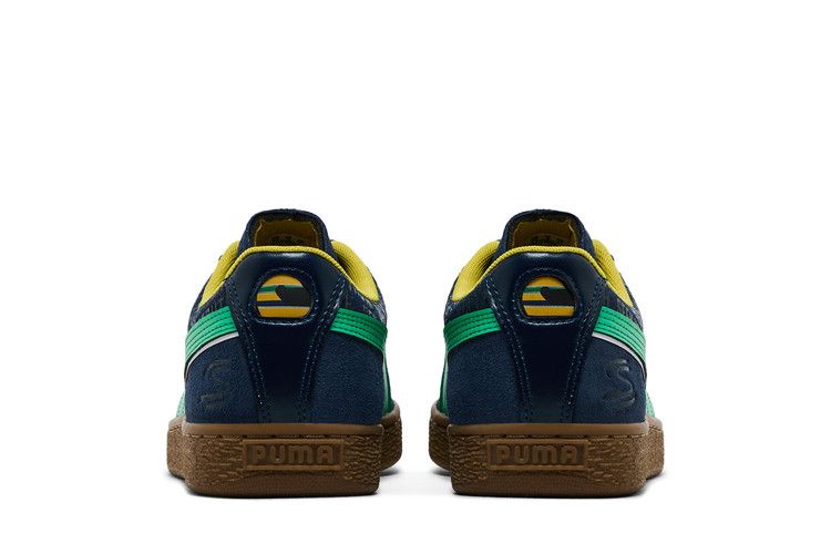 Ayrton Senna Institute x Puma Suede 'Senna A Vida' — Club Navy/Faster Yellow