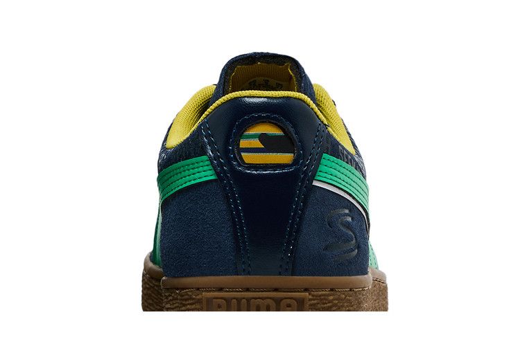 Ayrton Senna Institute x Puma Suede 'Senna A Vida' — Club Navy/Faster Yellow