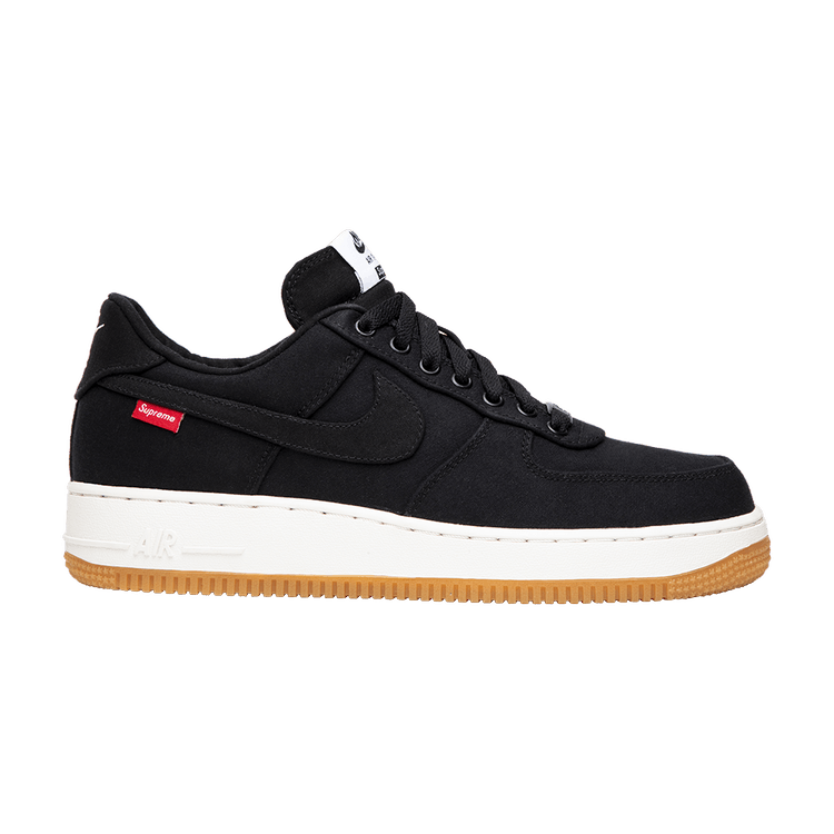 Supreme x Nike Air Force 1 Low Premium '08 NRG 'Black' — Black/Black