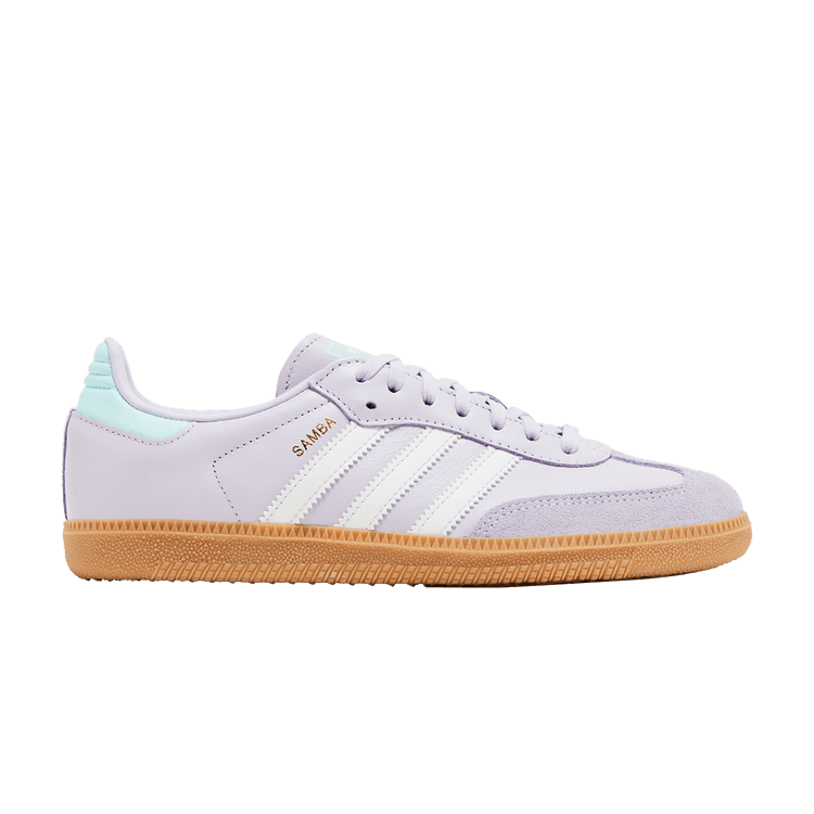 adidas Samba OG J 'Silver Dawn Aqua' — Silver Dawn/Crystal White/Semi Flash Aqua