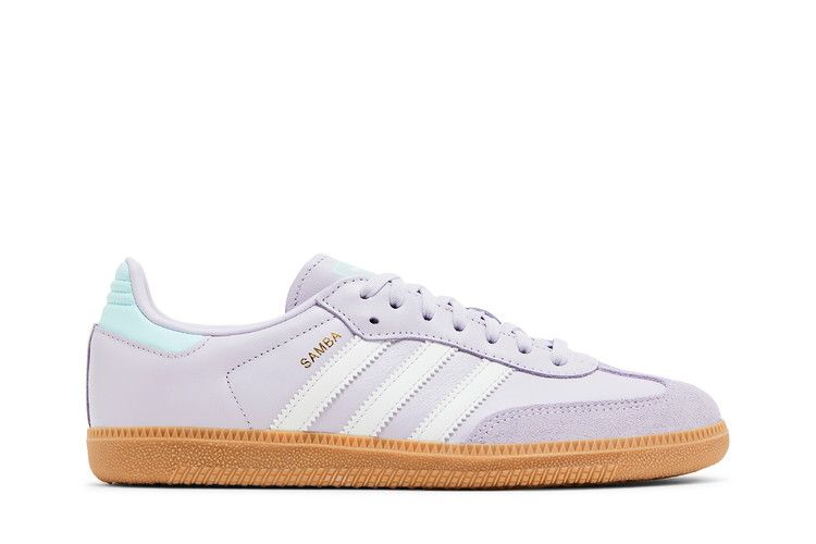 adidas Samba OG J 'Silver Dawn Aqua' — Silver Dawn/Crystal White/Semi Flash Aqua