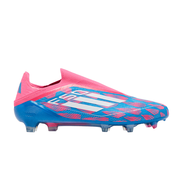 adidas Adizero F50 Elite Laceless FG 'Reemergence Pack' — Solar Blue/Cloud White/Solar Pink