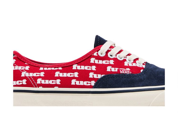 FUCT x Slam Jam x Vans Authentic Reissue 44 LX 'Red Marshmallow' — Red/Marshmallow