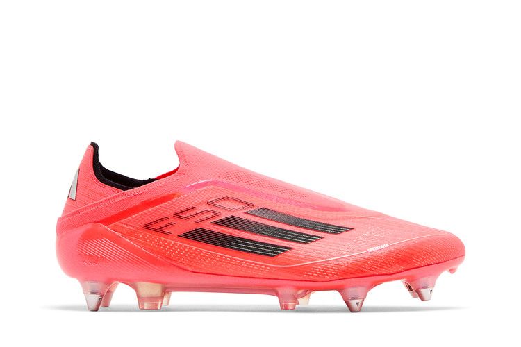 Adidas Adizero F50 Elite Laceless SG 'Vivid Horizon Pack' — Turbo/Aurora Black/Platinum Metallic