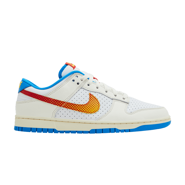 Nike Men's Dunk Low 'Harlem Globetrotters Pack' — Sail/University Red/Tour Yellow/Photo Blue/White