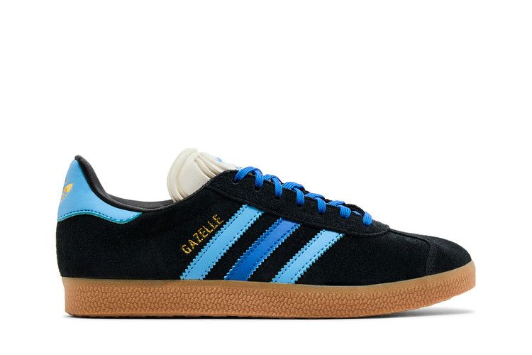 adidas Wmns Gazelle 'Black Light Blue' — Core Black/Blue/Light Blue