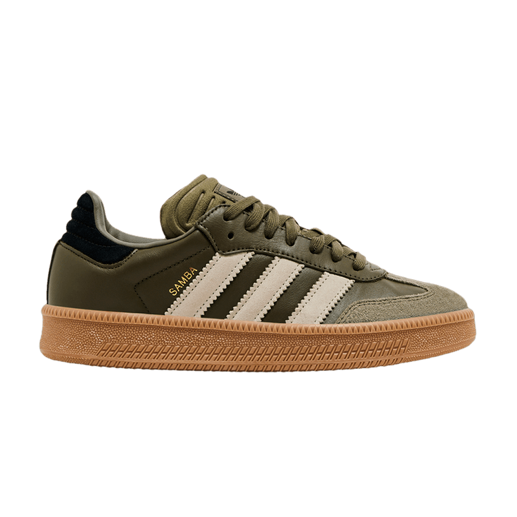 adidas Samba XLG 'Olive Strata' — Olive Strata/Wonder Beige/Gold Metallic