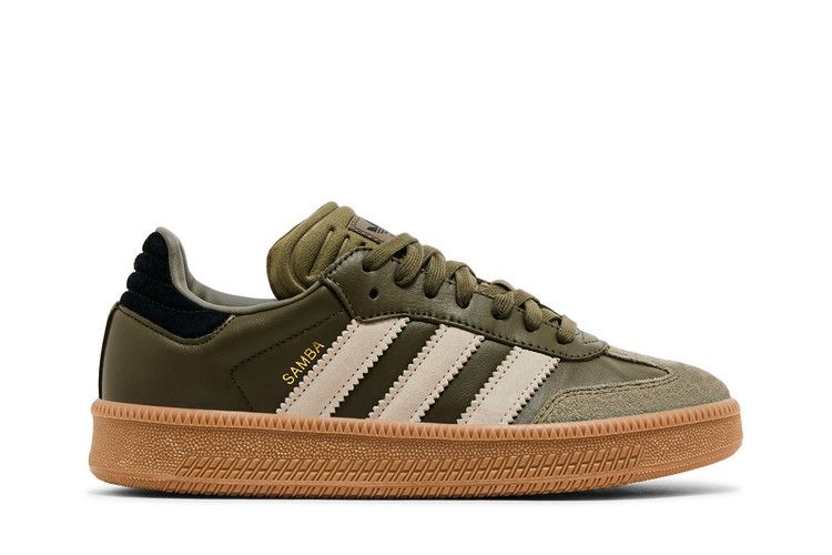 adidas Samba XLG 'Olive Strata' — Olive Strata/Wonder Beige/Gold Metallic