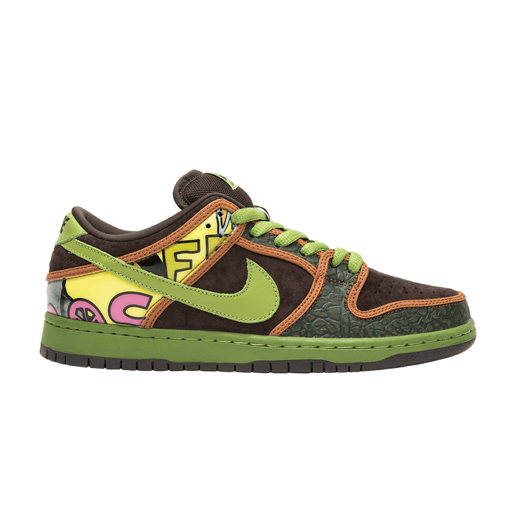 Nike Dunk Low Premium SB QS 'De La Soul' — Safari/Altitude Green/Baroque Brown