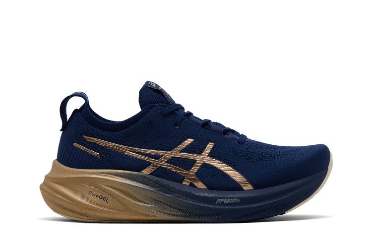 ASICS Gel Nimbus 26 Platinum 'Blue Expanse Champagne' — Blue Expanse/Champagne