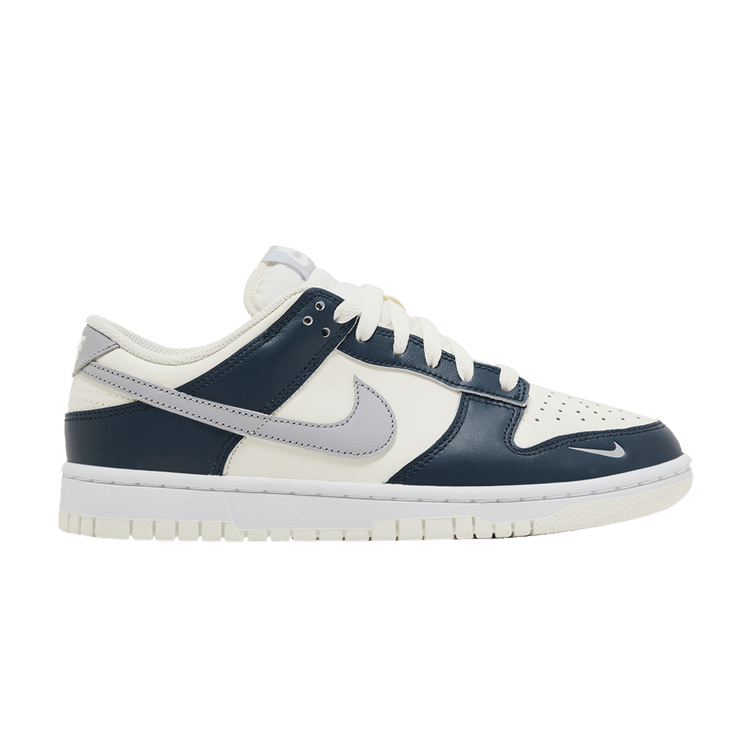 Nike Wmns Dunk Low 'Sail Armory Navy' — Sail/White/Armory Navy/Wolf Grey
