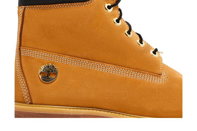 The Notorious B.I.G. x Timberland 6 Inch Premium Boot 'Christopher Wallace Collection - Black' — Wheat