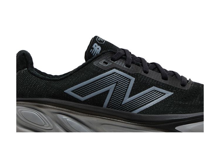 New Balance Fresh Foam X More v5 2E Wide 'Black Silver Metallic' — Black/Linen/Silver Metallic