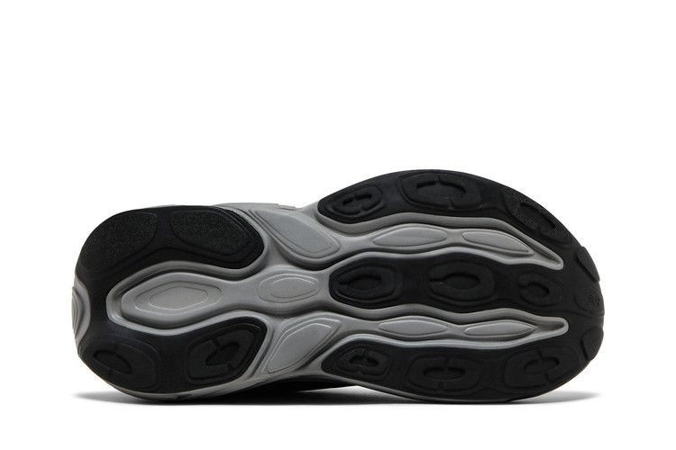 New Balance Fresh Foam X More v5 2E Wide 'Black Silver Metallic' — Black/Linen/Silver Metallic