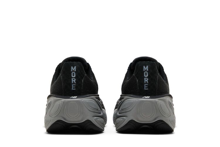 New Balance Fresh Foam X More v5 2E Wide 'Black Silver Metallic' — Black/Linen/Silver Metallic